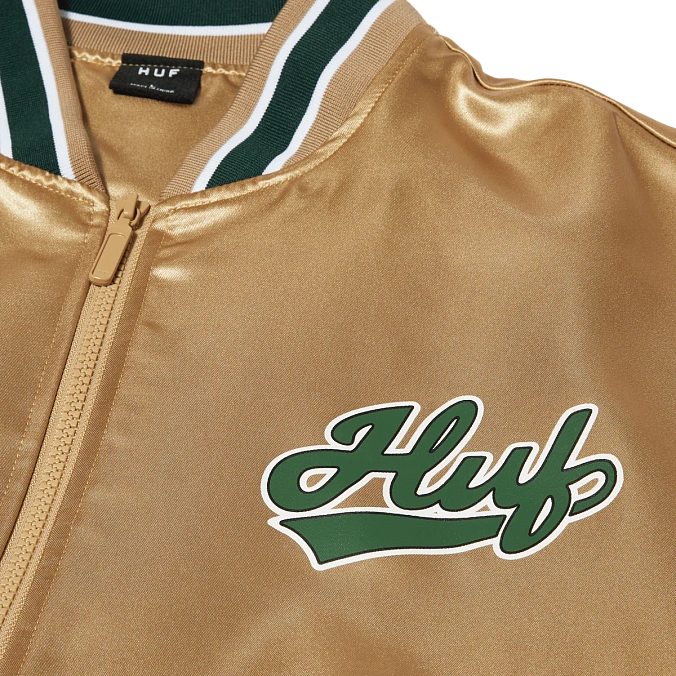 Бомбер HUF Pop Fly Satin Baseball Jacket