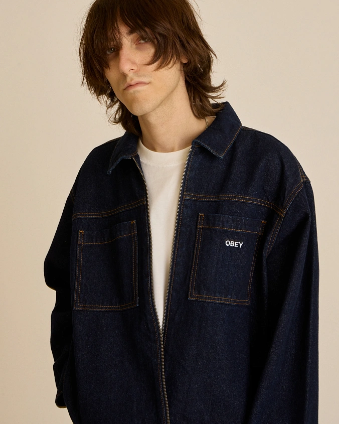 Куртка Obey Icon Hardwork Zip Jacket